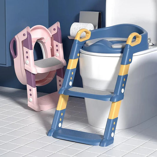 Siège de Toilette Enfant Pliable et Réglable